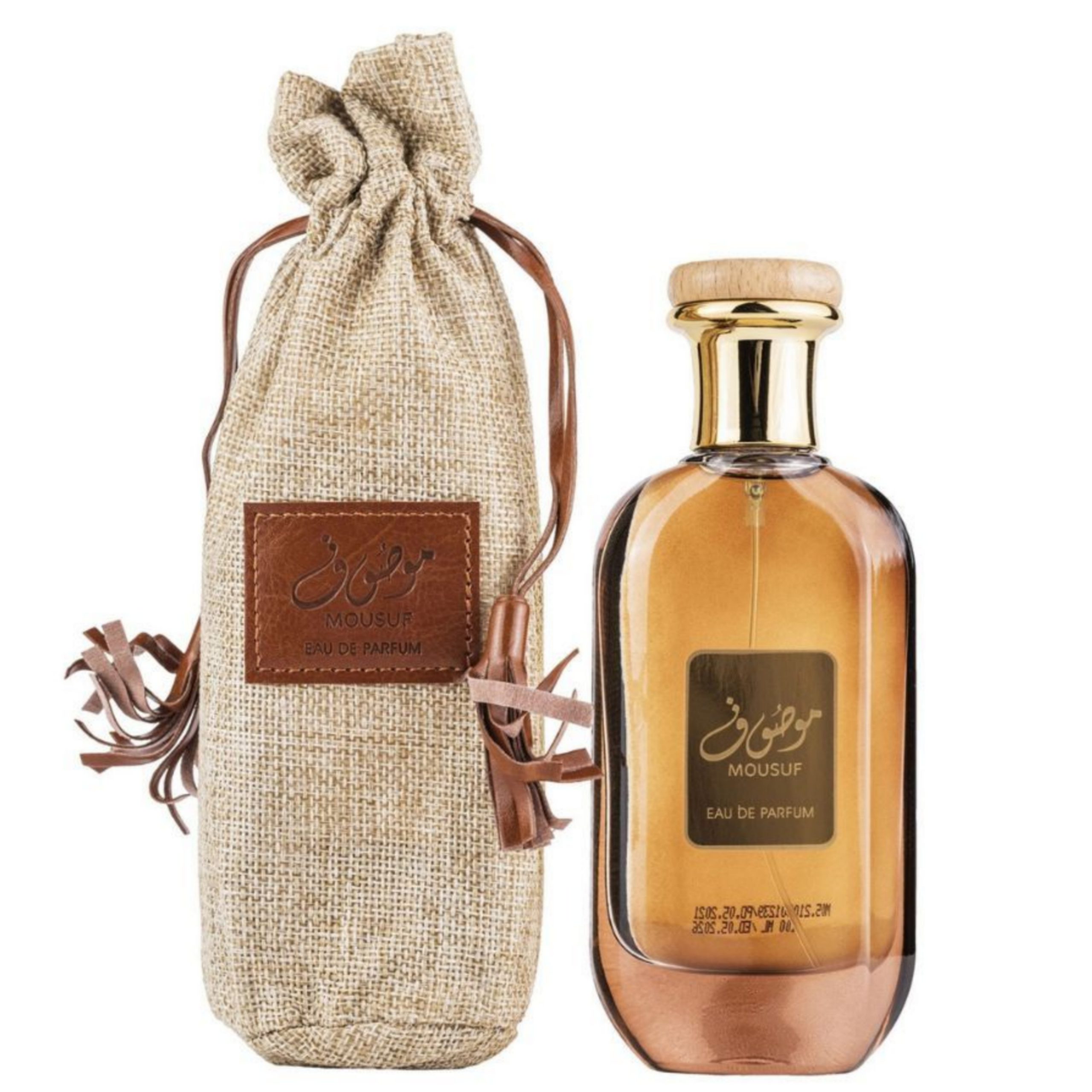عطر ادکلن موصوف قهوه ای Mousuf برند الزعفران حجم ١٠٠ میل