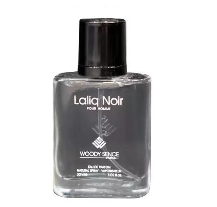 عطر ادکلن جیبی مردانه وودی سنس رایحه لالیک نویر حجم 30 میل